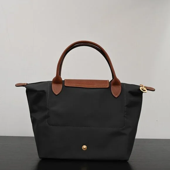 Longchamp Black and Brown Handbag - Picture 4 of 10